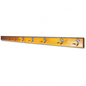 Appendiabiti da parete in legno