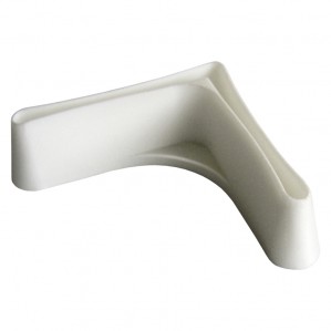 Pies protectores blancos