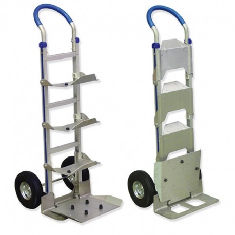 Carro de aluminio para 5 bidones de agua