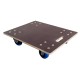 Base de madera antideslizante con ruedas 600 x 480 mm
