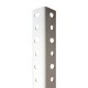 Perfil perforado blanco