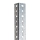 Perfil perforado gris claro